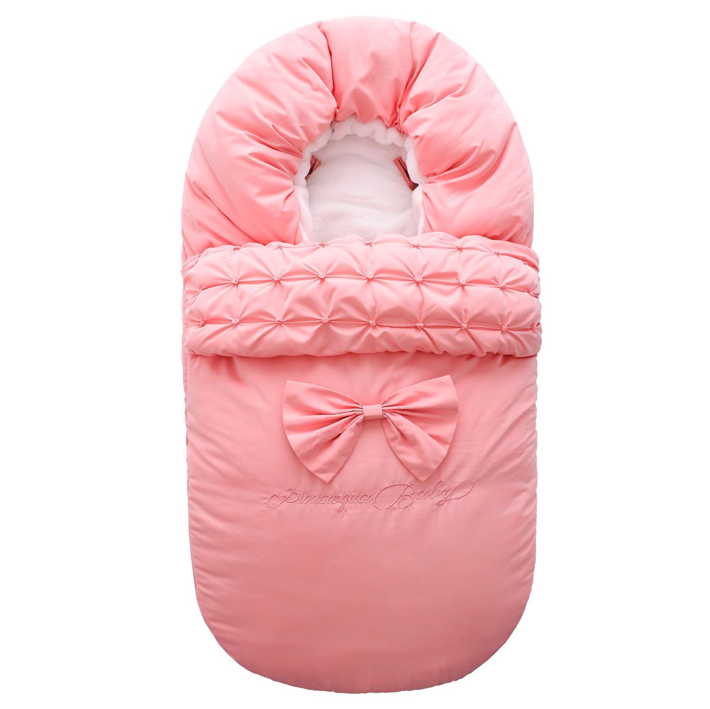 Sac De Couchage Nouveau-nes Sacs De Nuit Couverture Enveloppe Arc Bebe Exterieur Enfant En Bas Age Hiver Chaud Emmailloter Poussette Enveloppement